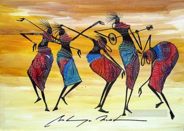 アフリカ人 Painting - アフリカからの楽しい